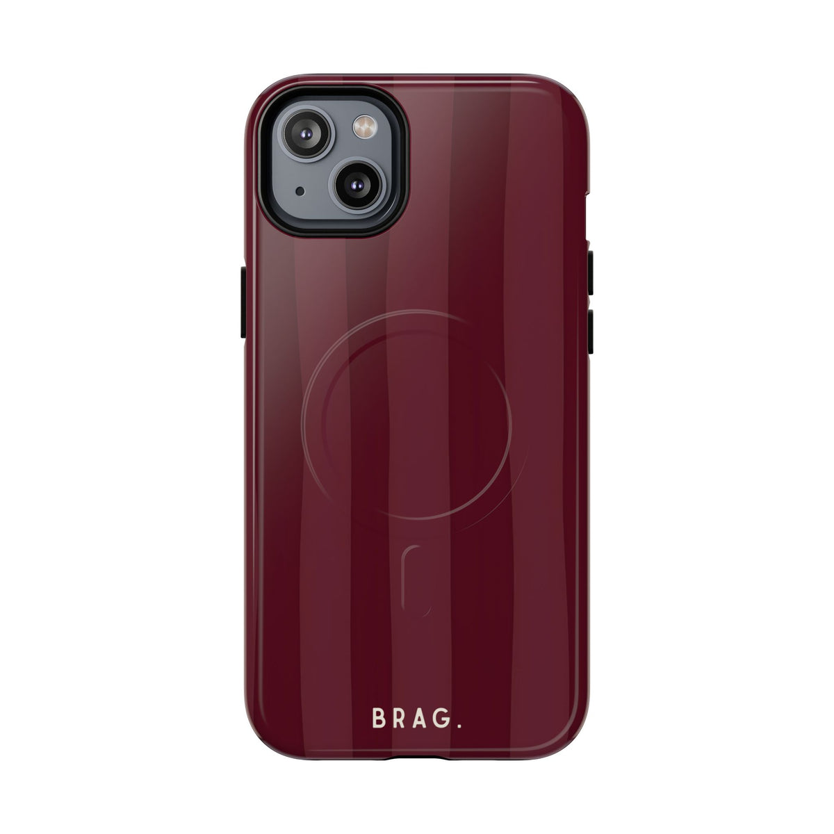 Dark Cherry MagSafe Tough Phone Case — Magnetic Protective Cover