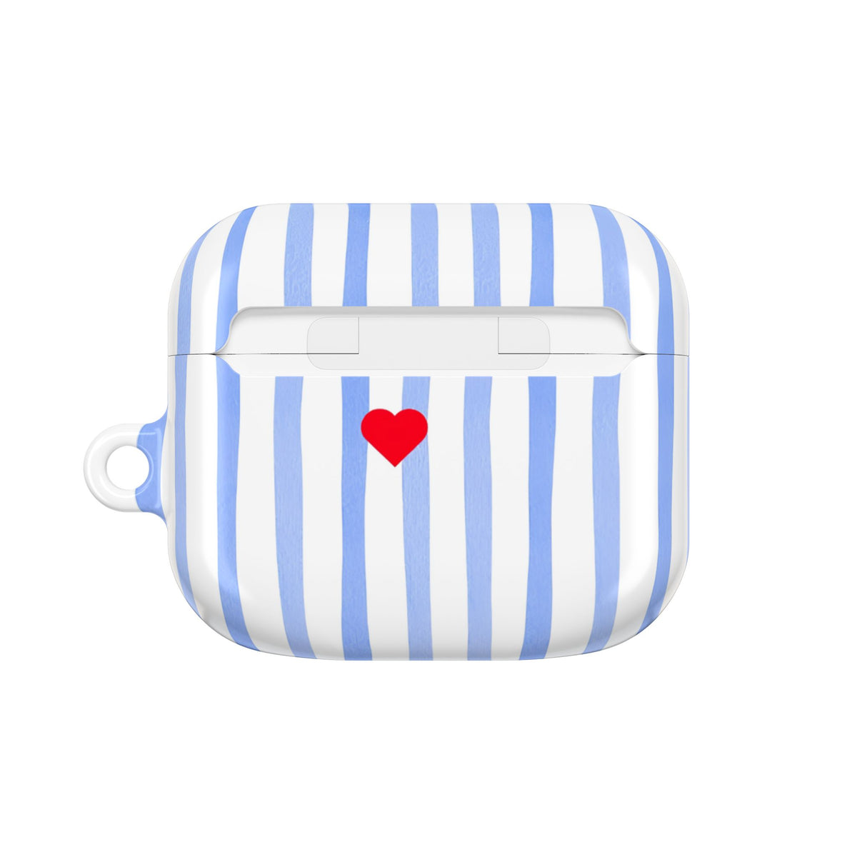 Blue Heart AirPod Case – Slim Protective Charging Case