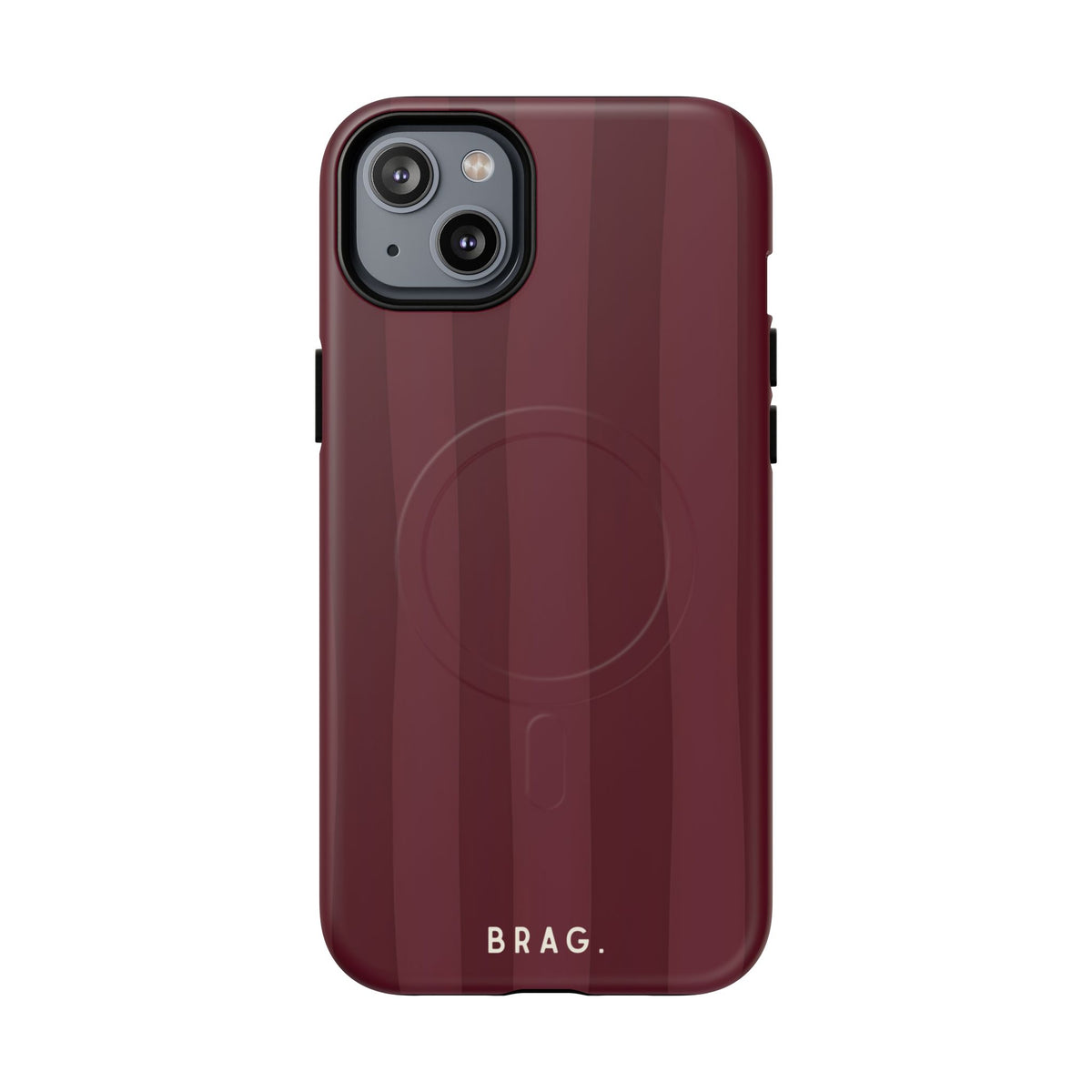 Dark Cherry MagSafe Tough Phone Case — Magnetic Protective Cover