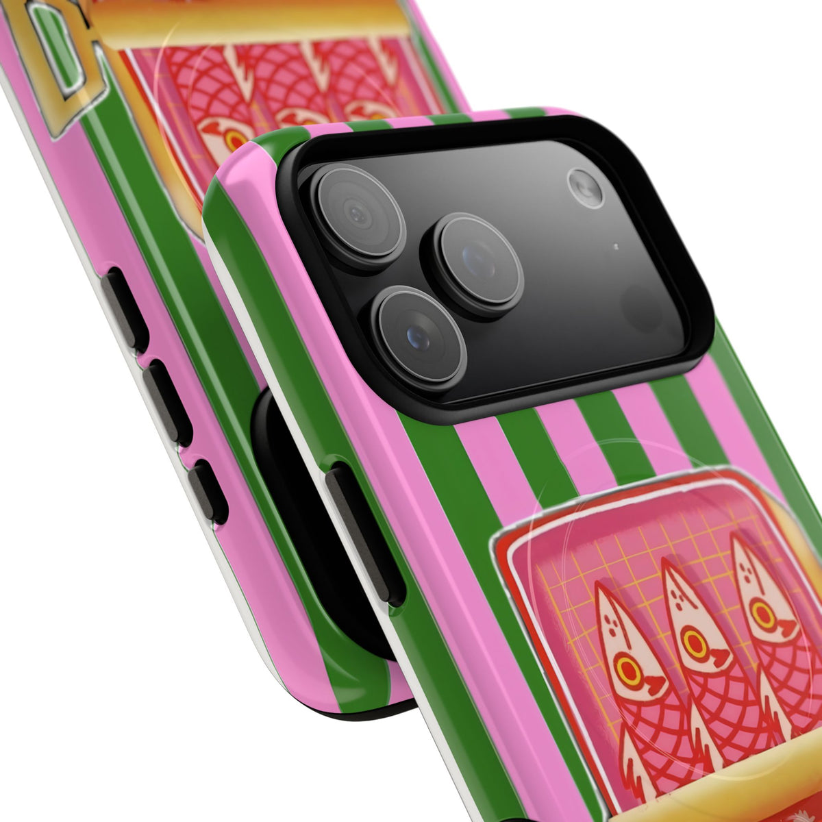 Tinned Pink MagSafe Tough Phone Case — Magnetic Protective Cover