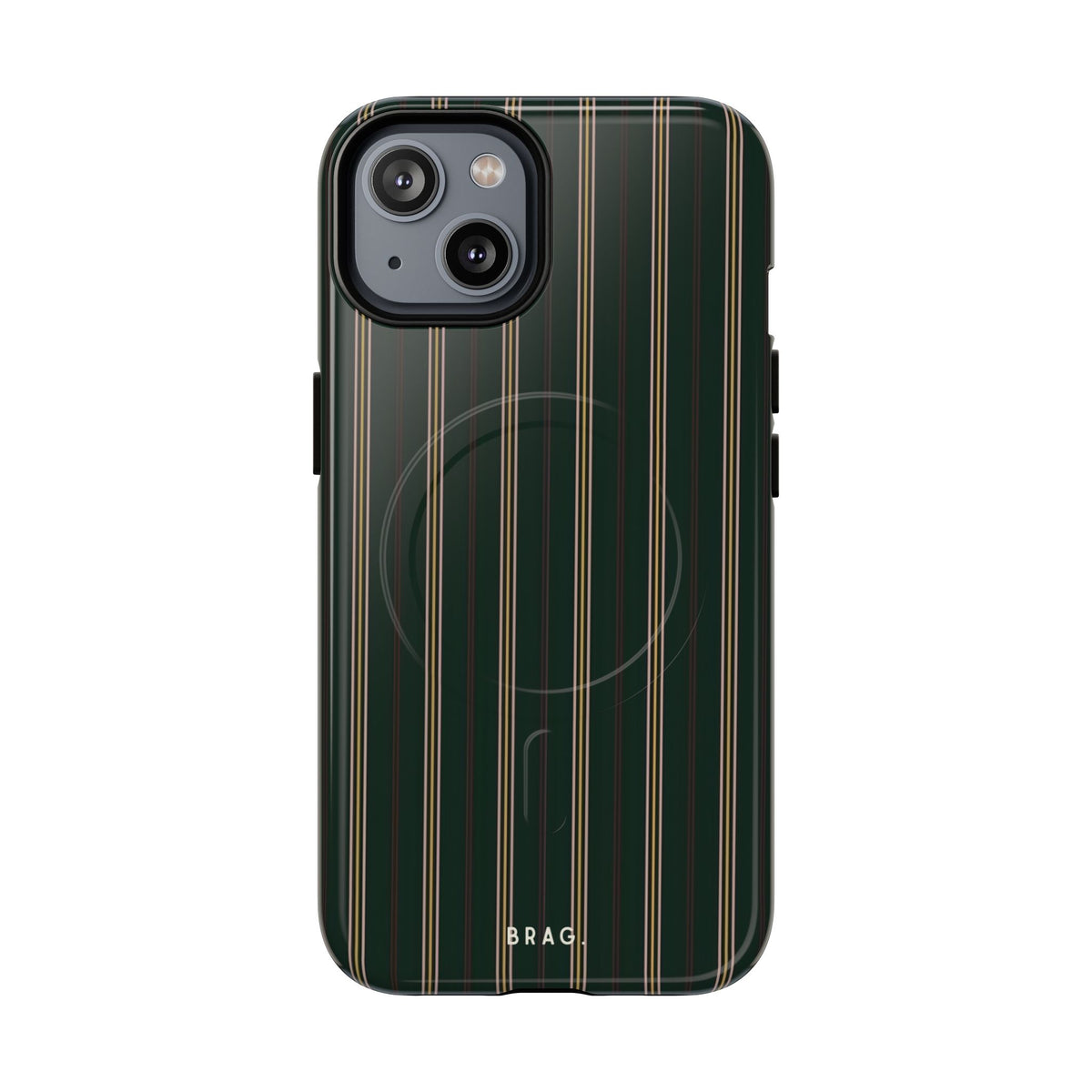 Vintage Pinstripe MagSafe Tough Phone Case — Magnetic Protective Cover