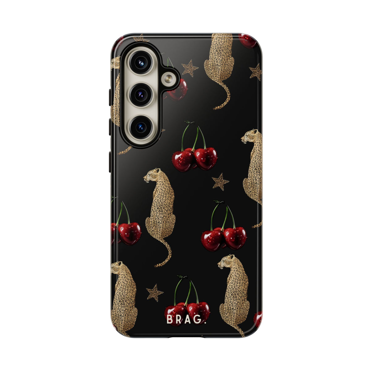 Wild Cherry Tough Phone Case – Shockproof Protective iPhone Cover