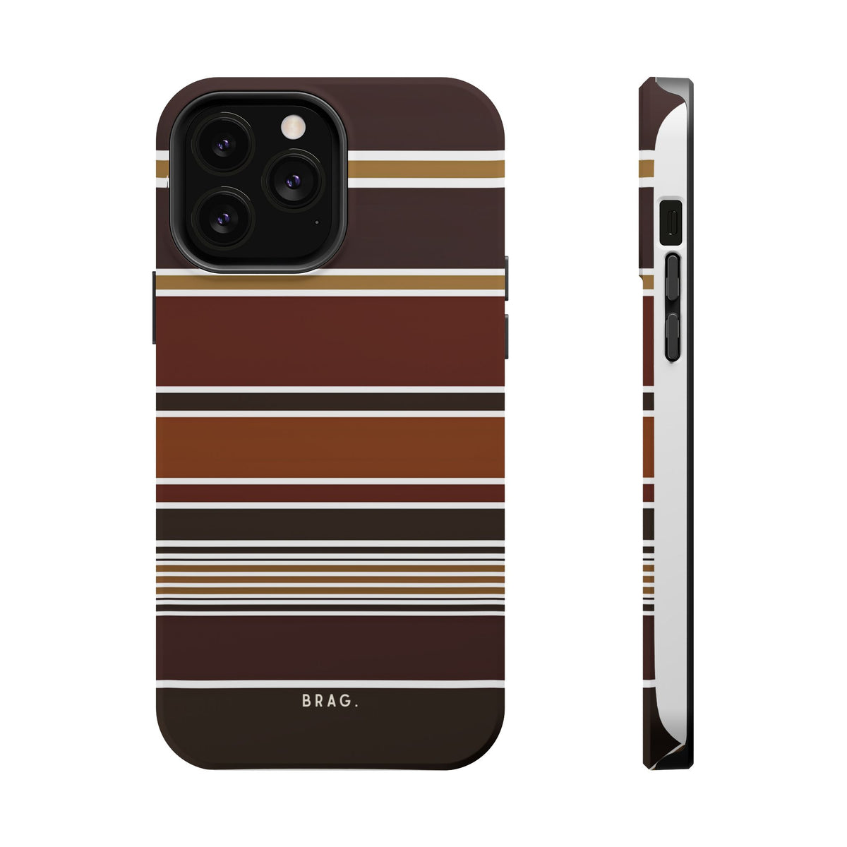 Cocoa Line Magnetic Impact-Resistant Phone Case