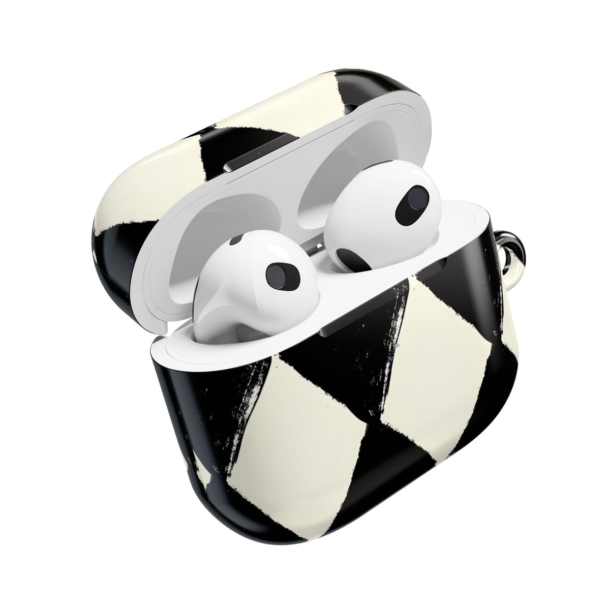 Ivory Harlequin AirPod Case – Slim Protective Charging Case