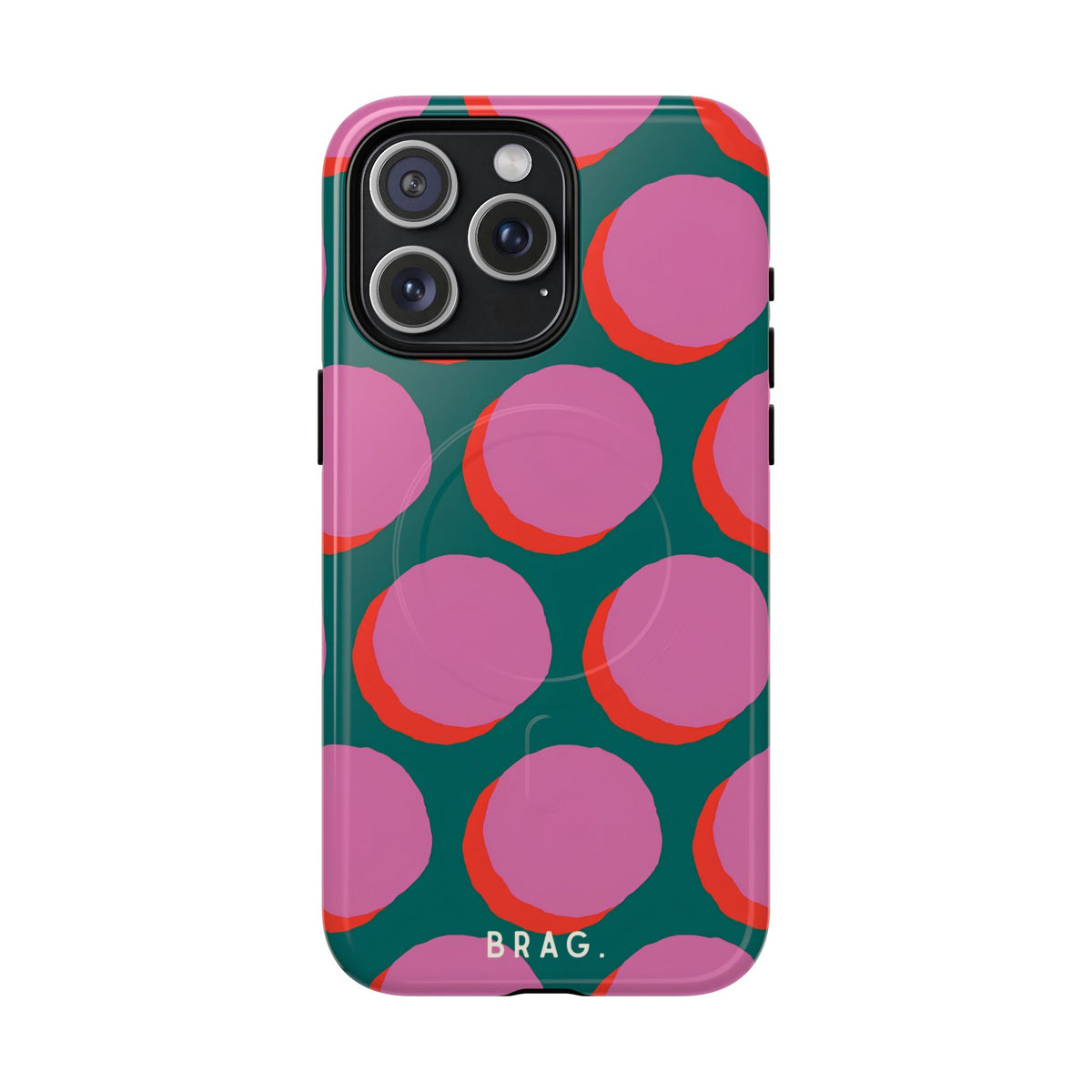 Pink Moon MagSafe Tough Phone Case — Magnetic Protective Cover