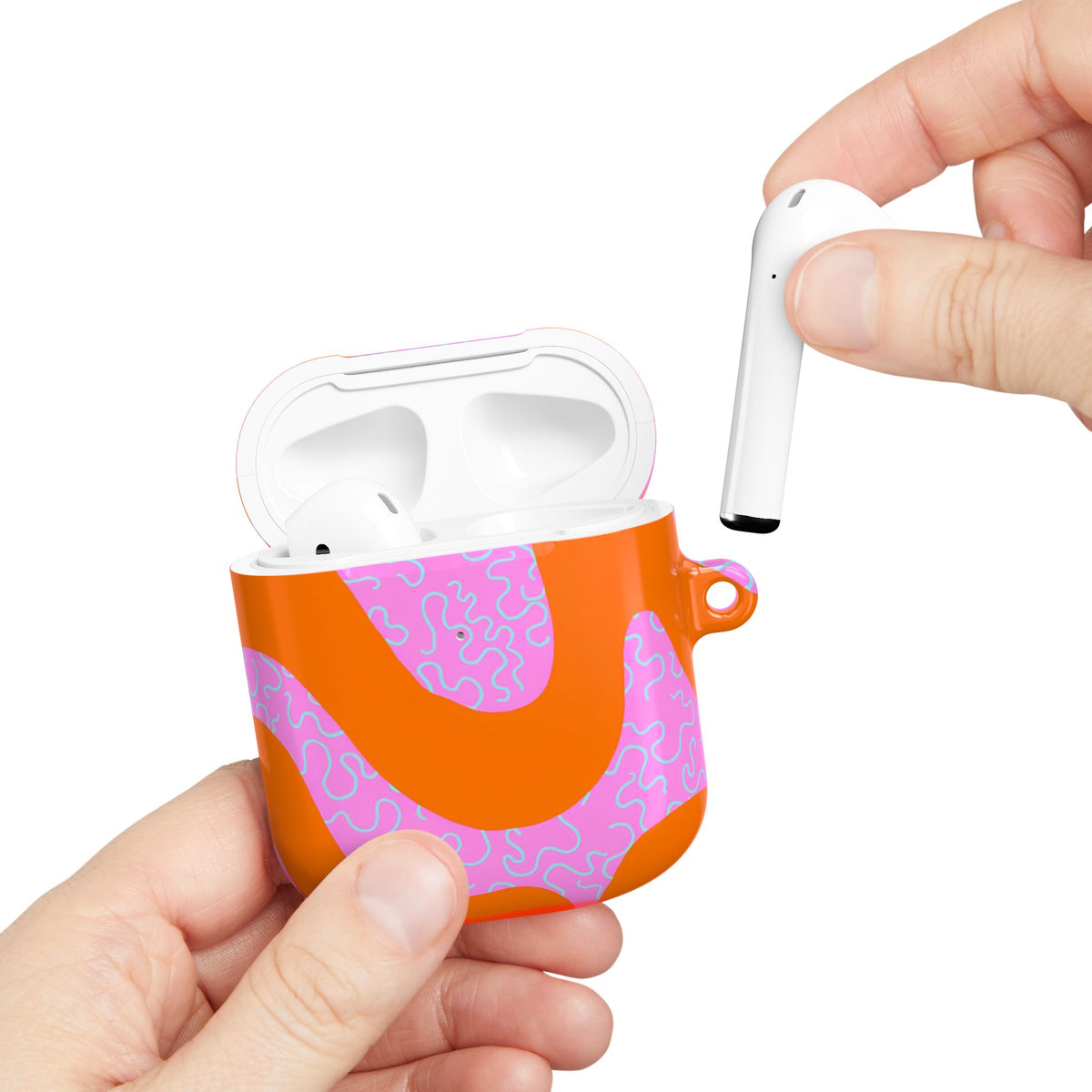 Coral Kiss AirPod Case – Slim Protective Charging Case