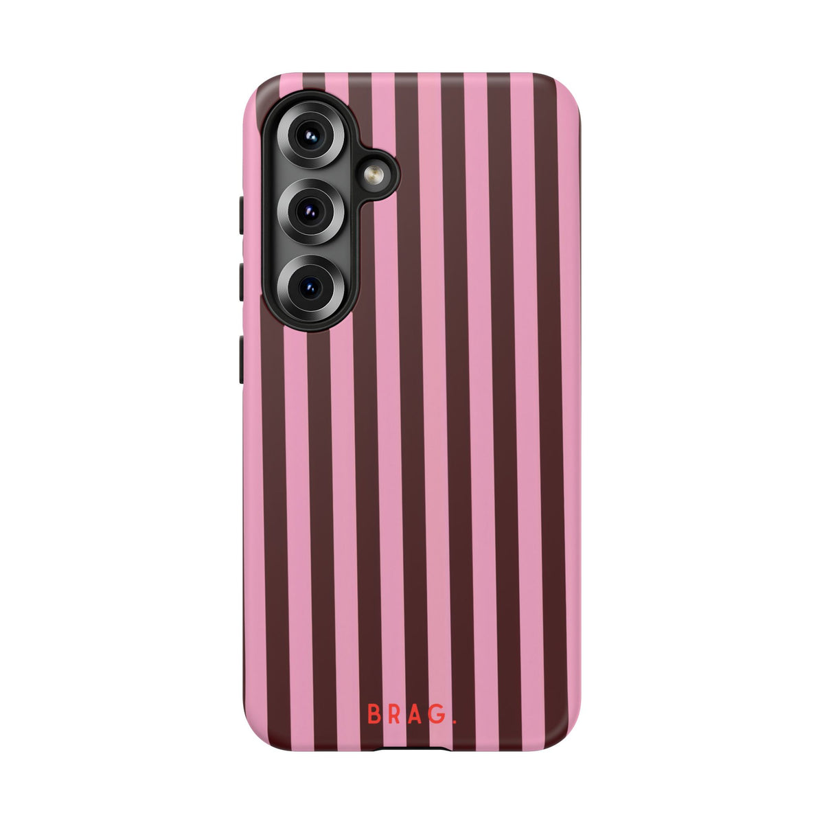 Candy Stripe Tough Phone Case – Shockproof Protective iPhone Cover