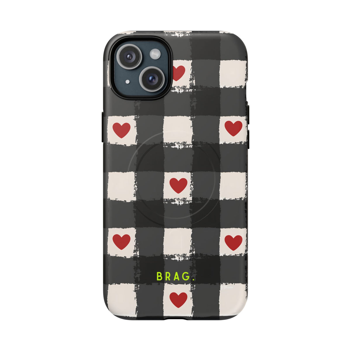 Lucky Heart MagSafe Tough Phone Case — Magnetic Protective Cover