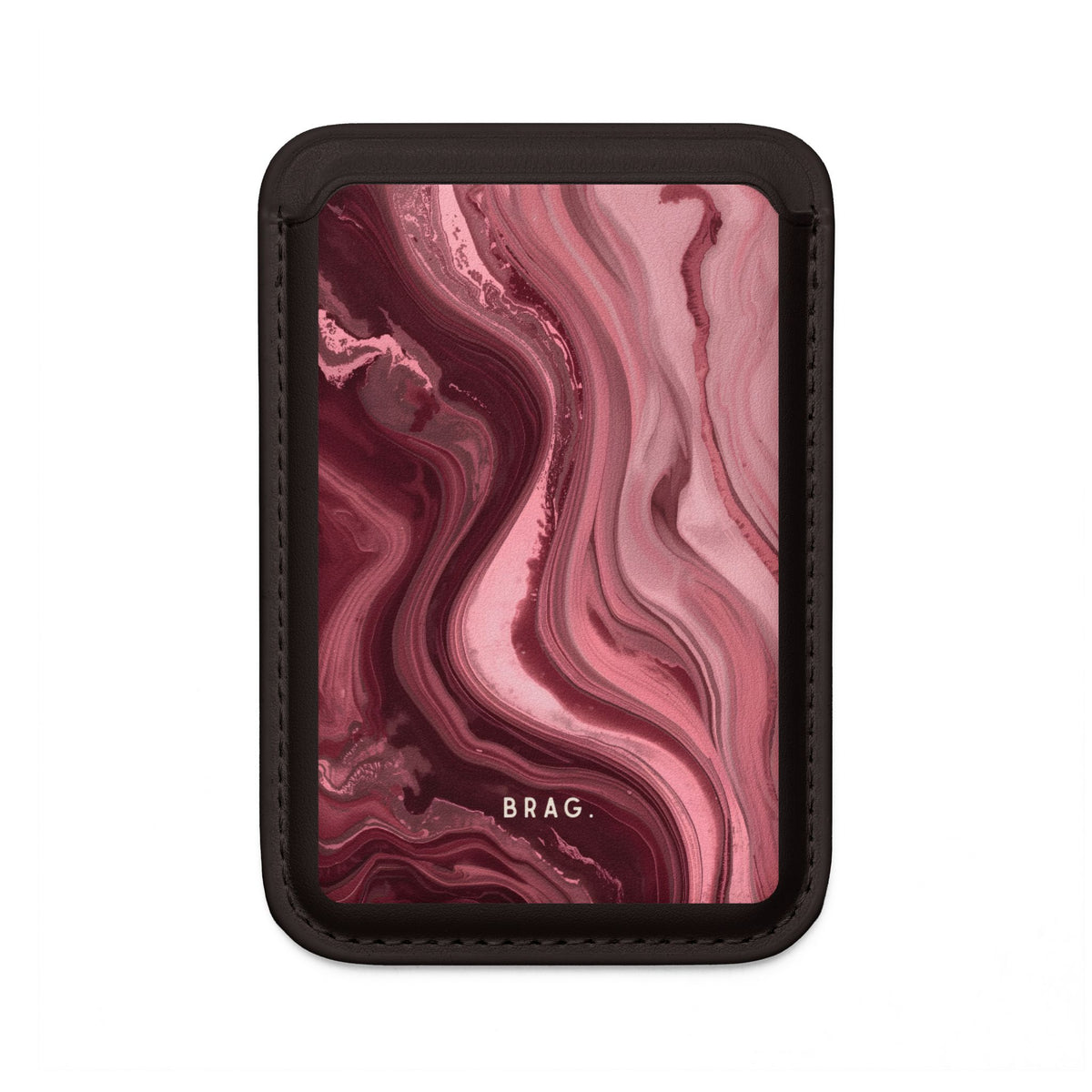 Cherry Smoke MagSafe Vegan Wallet — Slim Phone Card Holder