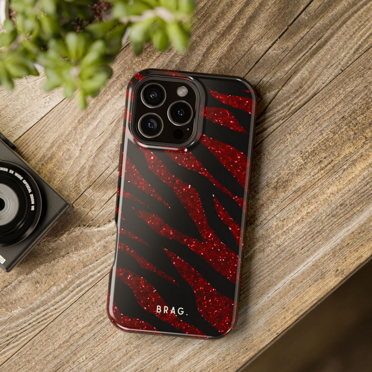 Red Tiger Magnetic Impact-Resistant Phone Case