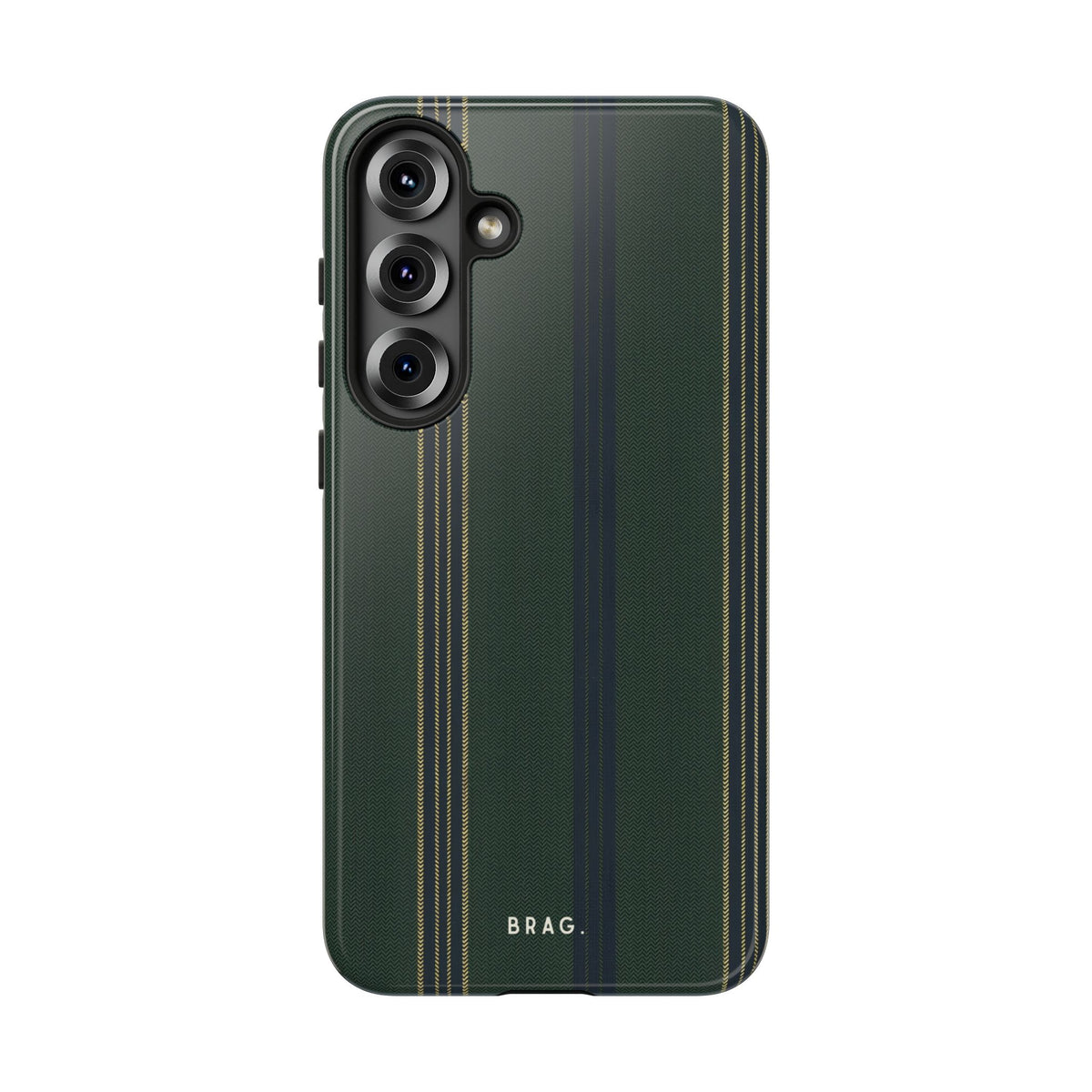 Olive Pinstripe Tough Phone Case – Shockproof Protective iPhone Cover