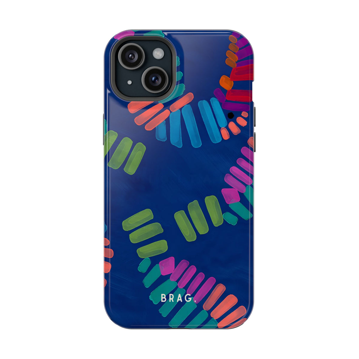 Blue Palm Magnetic Impact-Resistant Phone Case