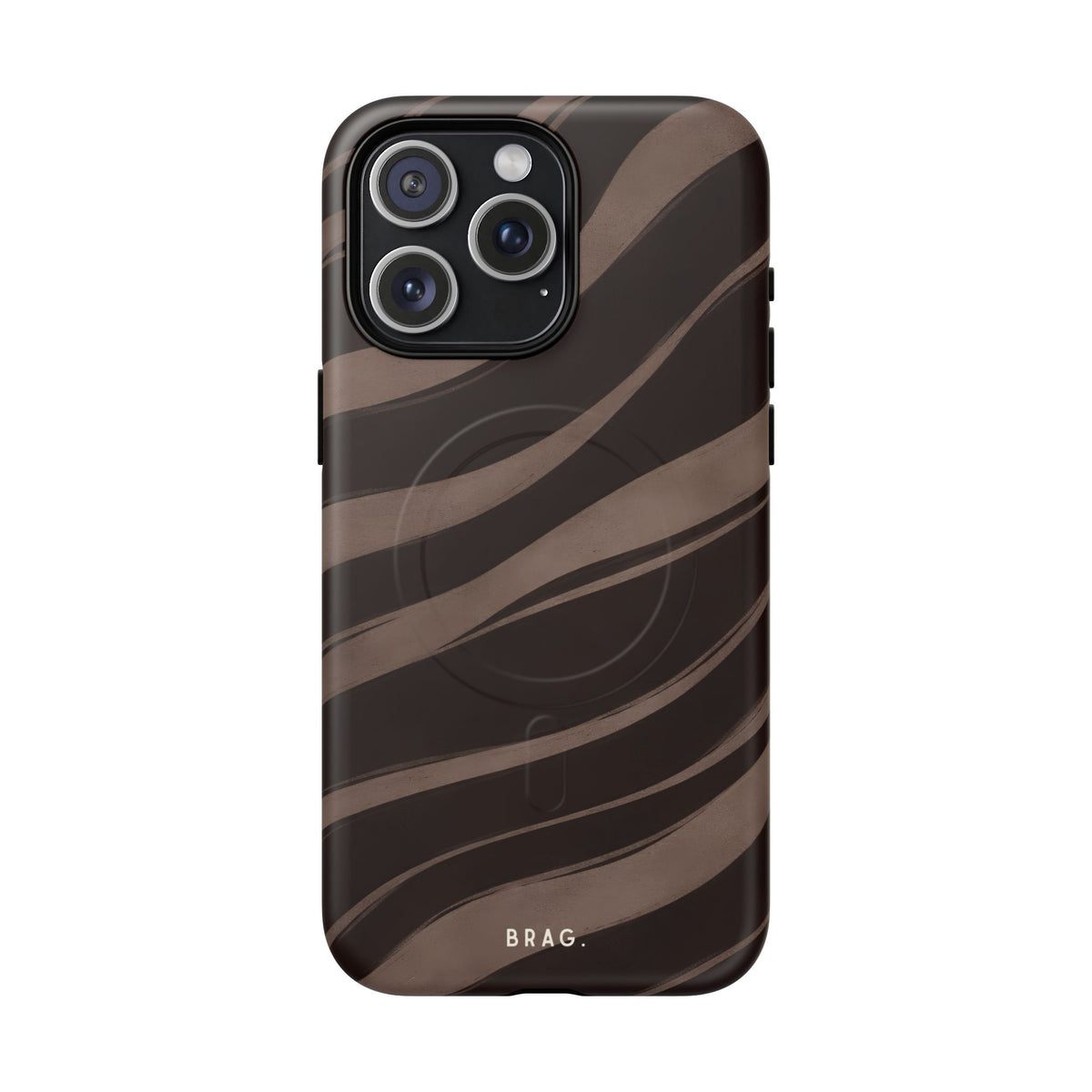Zebra Wave MagSafe Tough Phone Case — Magnetic Protective Cover