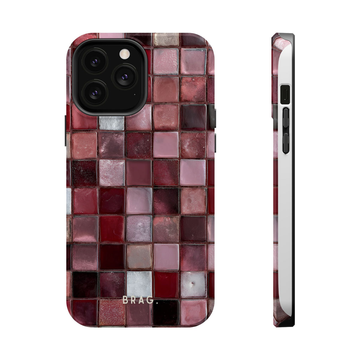 Cherry Tile Magnetic Impact-Resistant Phone Case