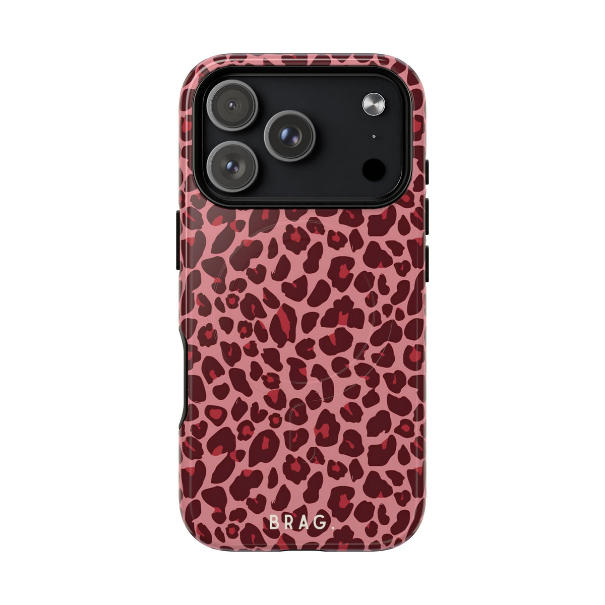 Leopard Love MagSafe Tough Phone Case — Magnetic Protective Cover
