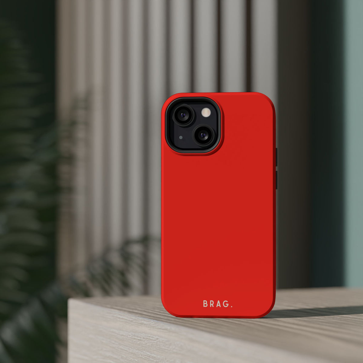 Brag Red Magnetic Impact-Resistant Phone Case