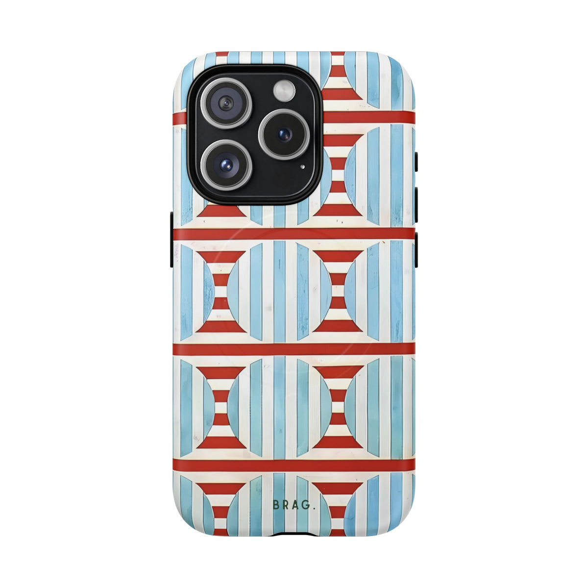 Riviera Stripe MagSafe Tough Phone Case — Magnetic Protective Cover