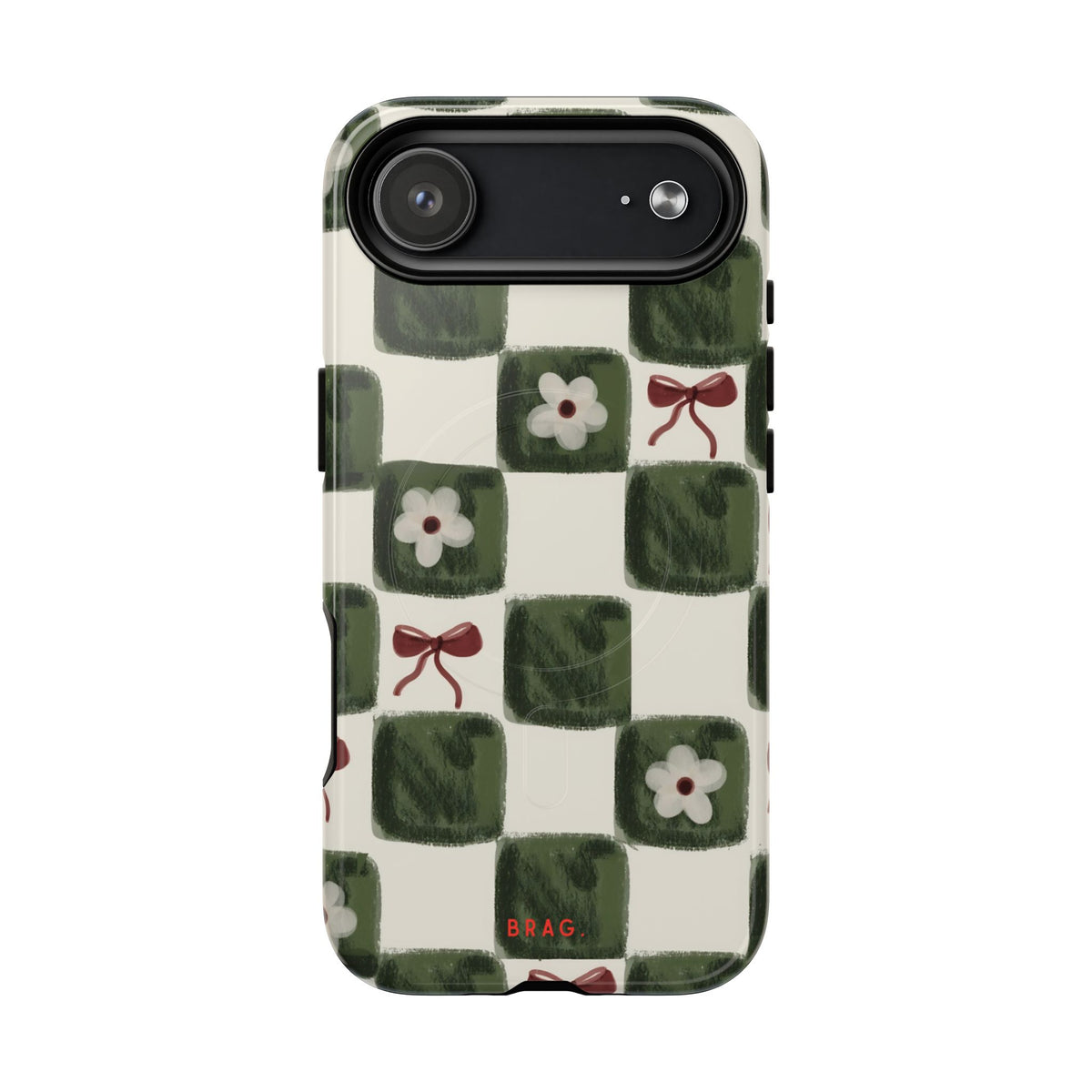 Garden Mosaic MagSafe Tough Phone Case — Magnetic Protective Cover