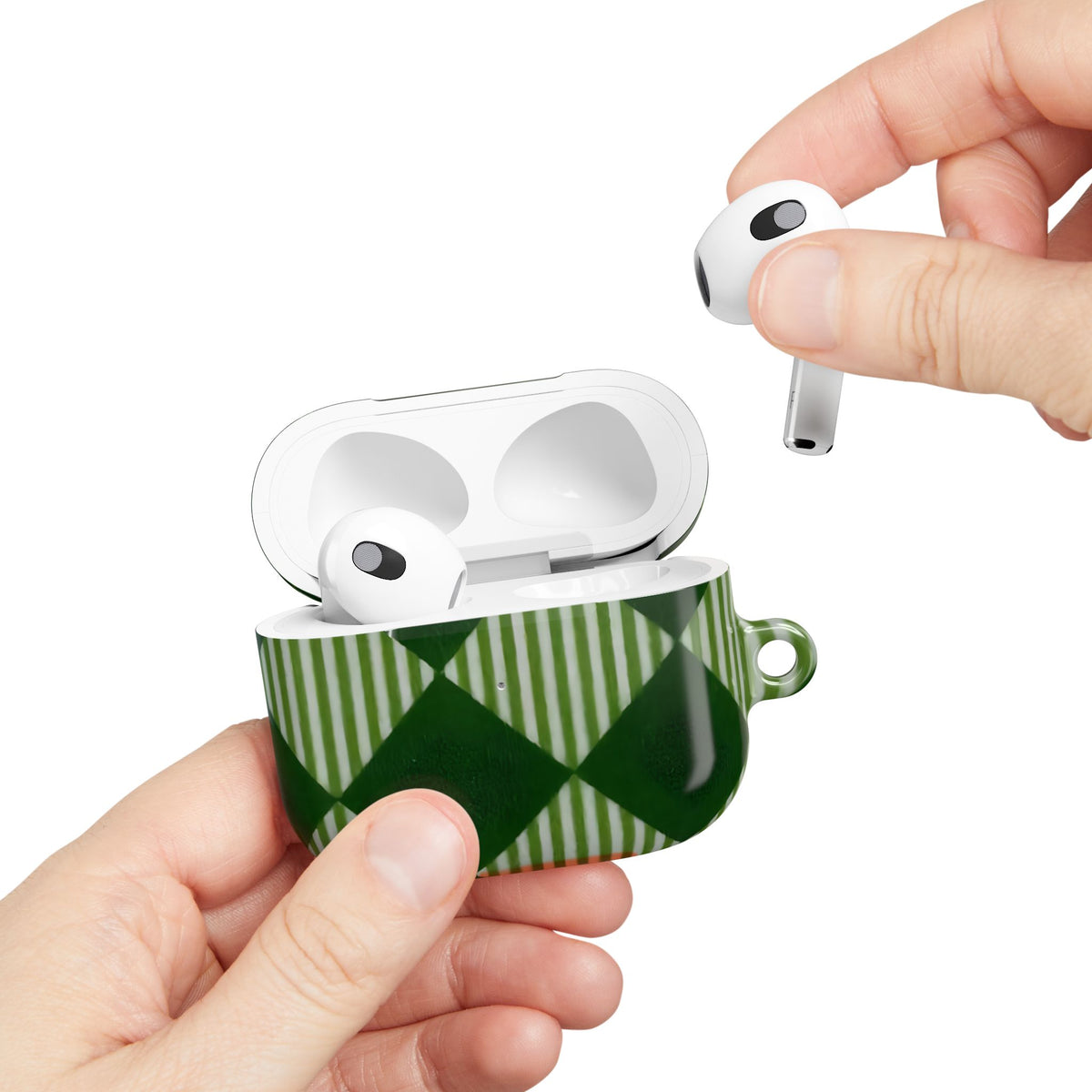 Woven Pattern AirPod Case – Slim Protective Charging Case