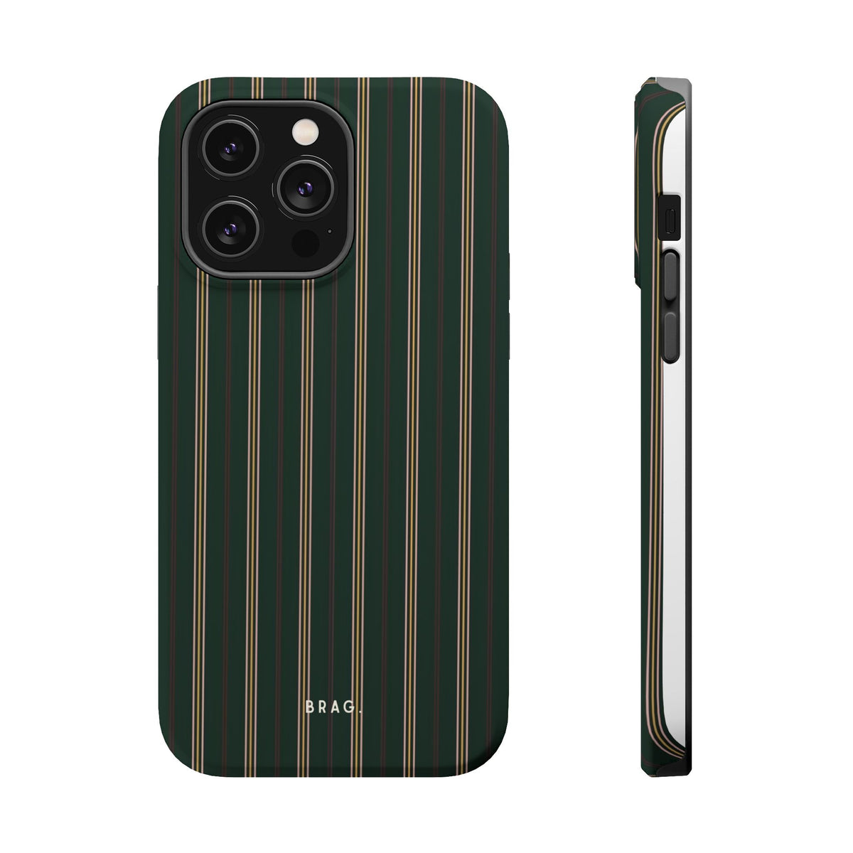 Vintage Pinstripe Magnetic Impact-Resistant Phone Case
