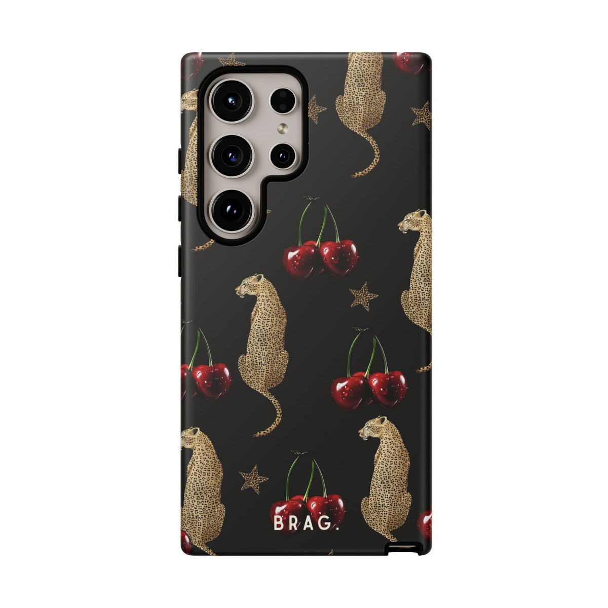 Wild Cherry Tough Phone Case – Shockproof Protective iPhone Cover