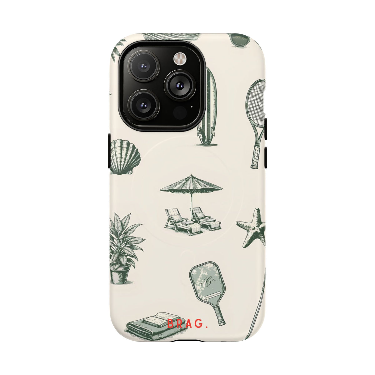 Beach Club MagSafe Tough Phone Case — Magnetic Protective Cover