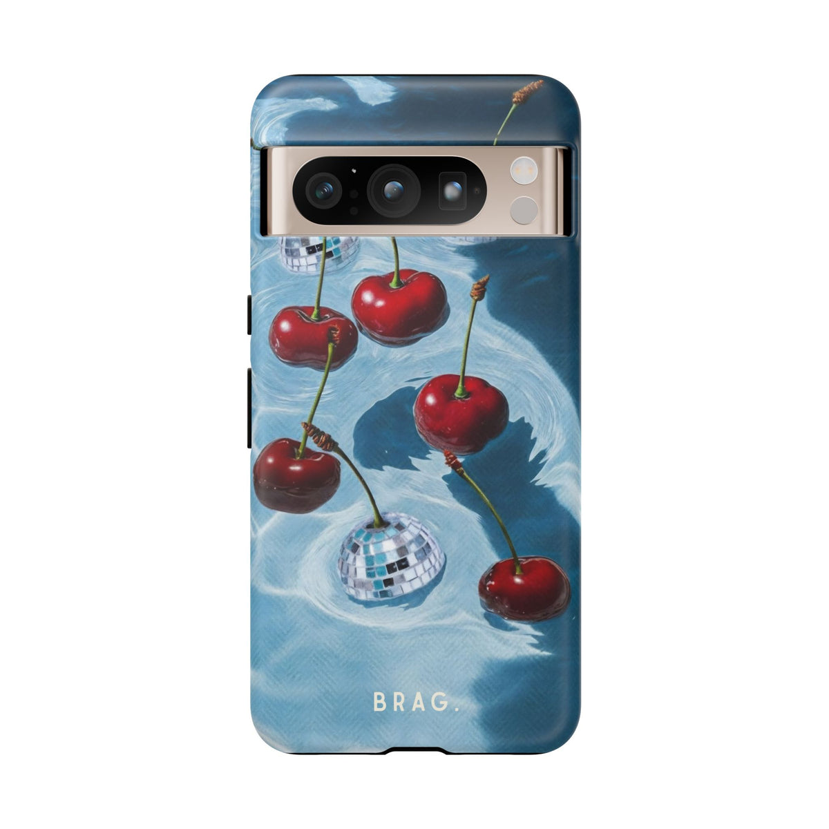 Cherry Ice Tough Phone Case – Shockproof Protective iPhone Cover