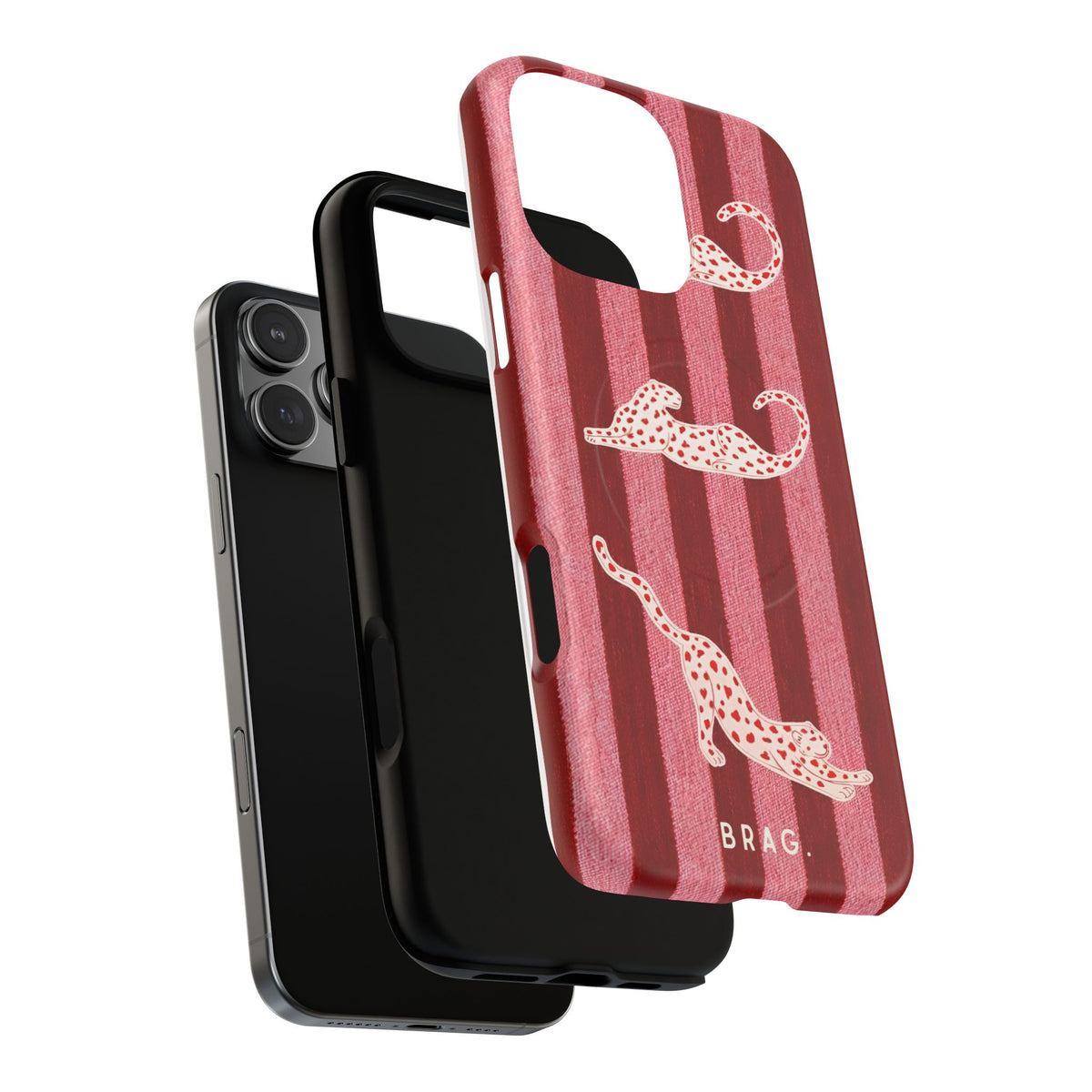 Pink Safari MagSafe Tough Phone Case — Magnetic Protective Cover