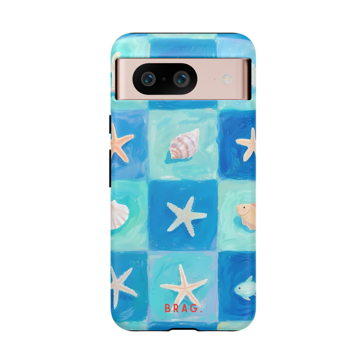 Saltwater Tiles Tough Phone Case – Shockproof Protective iPhone Cover