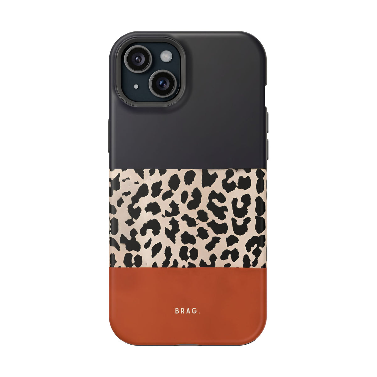 Leopard Block Magnetic Impact-Resistant Phone Case
