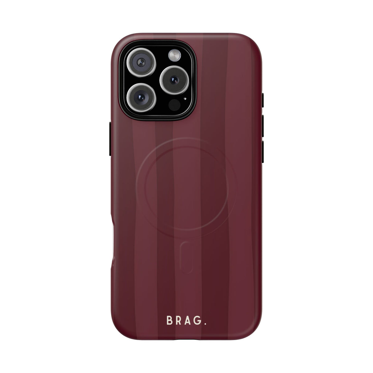 Dark Cherry MagSafe Tough Phone Case — Magnetic Protective Cover