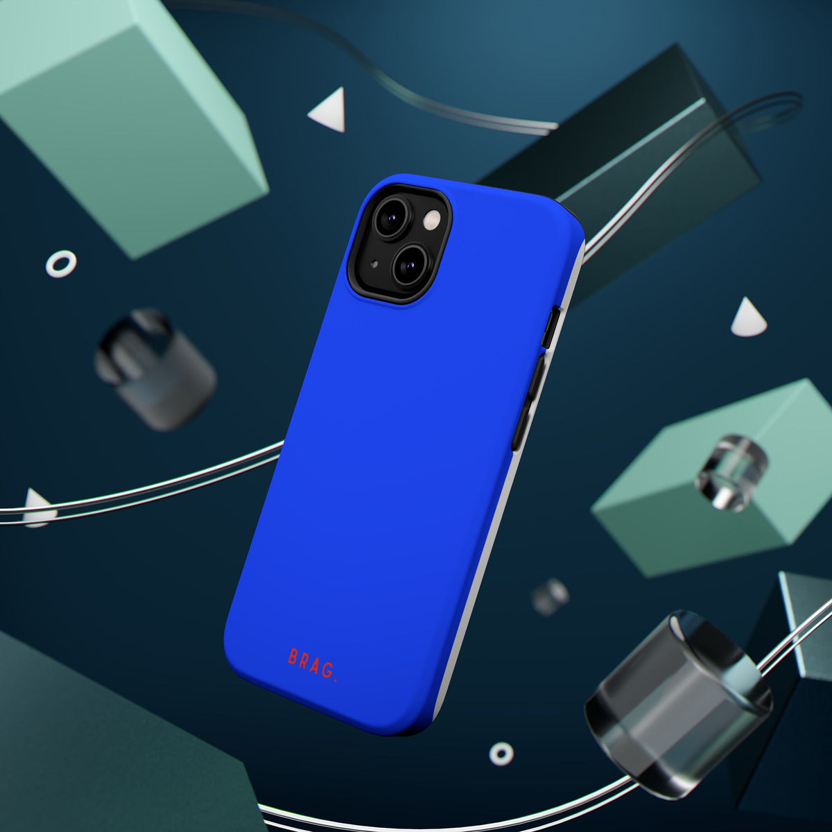 Brag Blue Magnetic Impact-Resistant Phone Case