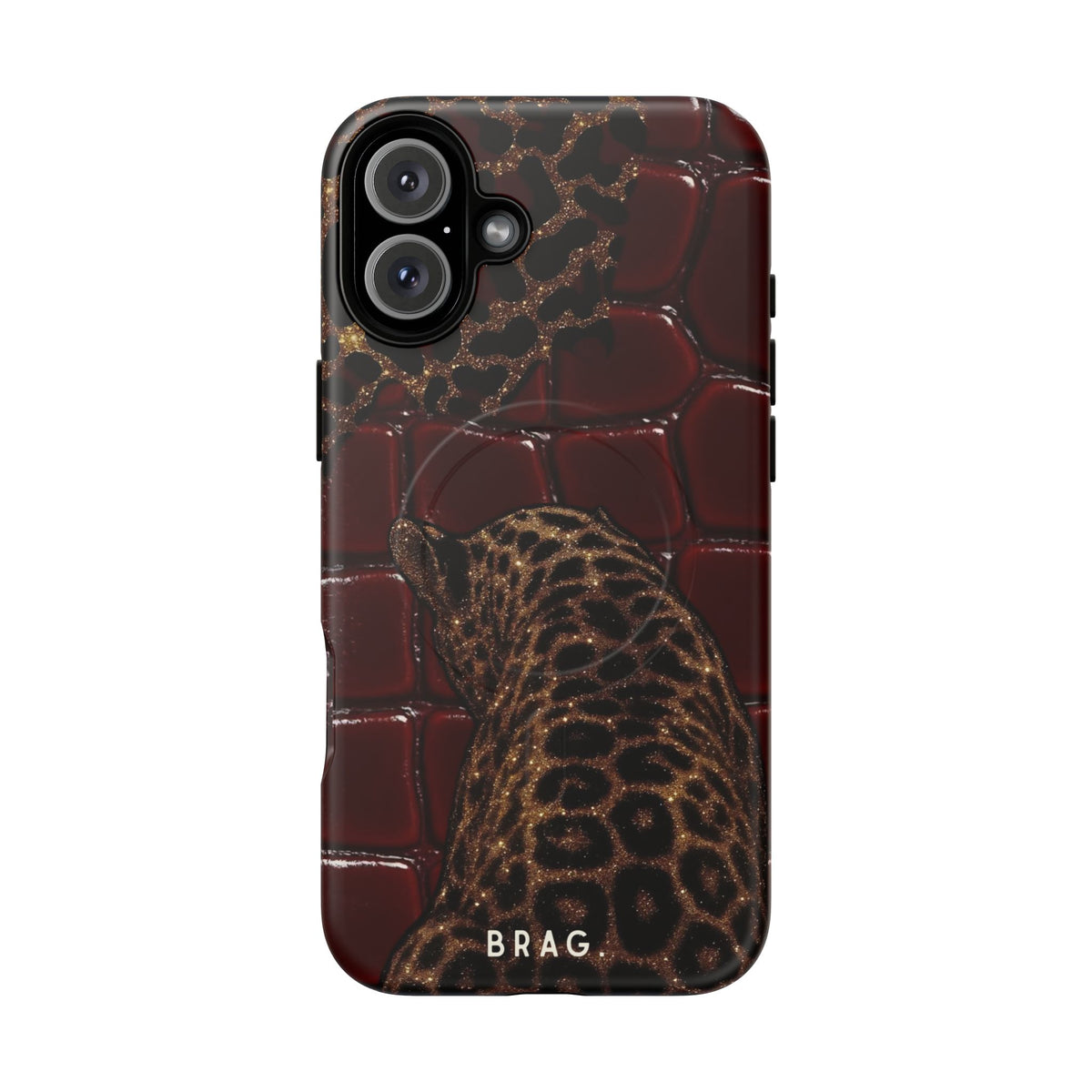 Leopard Lounge MagSafe Tough Phone Case — Magnetic Protective Cover