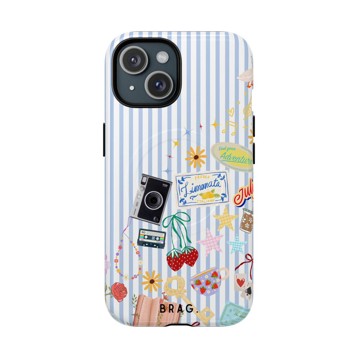 Travel Girl MagSafe Tough Phone Case — Magnetic Protective Cover
