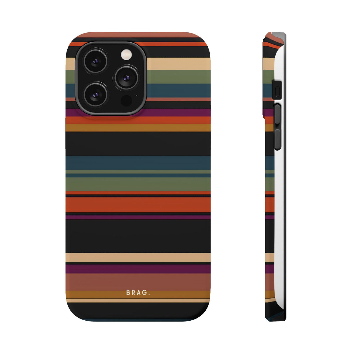 Market Stripe Magnetic Impact-Resistant Phone Case