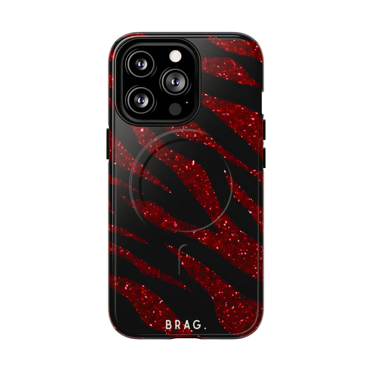Red Tiger MagSafe Tough Phone Case — Magnetic Protective Cover