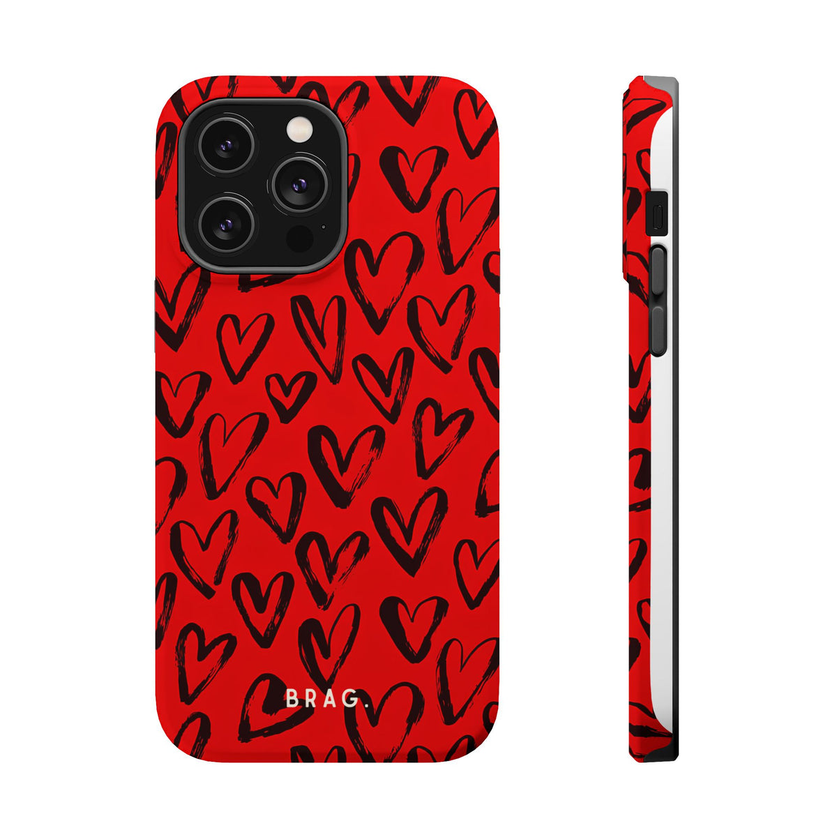 Fire heart Magnetic Impact-Resistant Phone Case