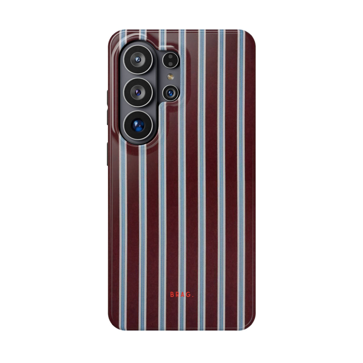Maroon Lines Magnetic Impact-Resistant Phone Case