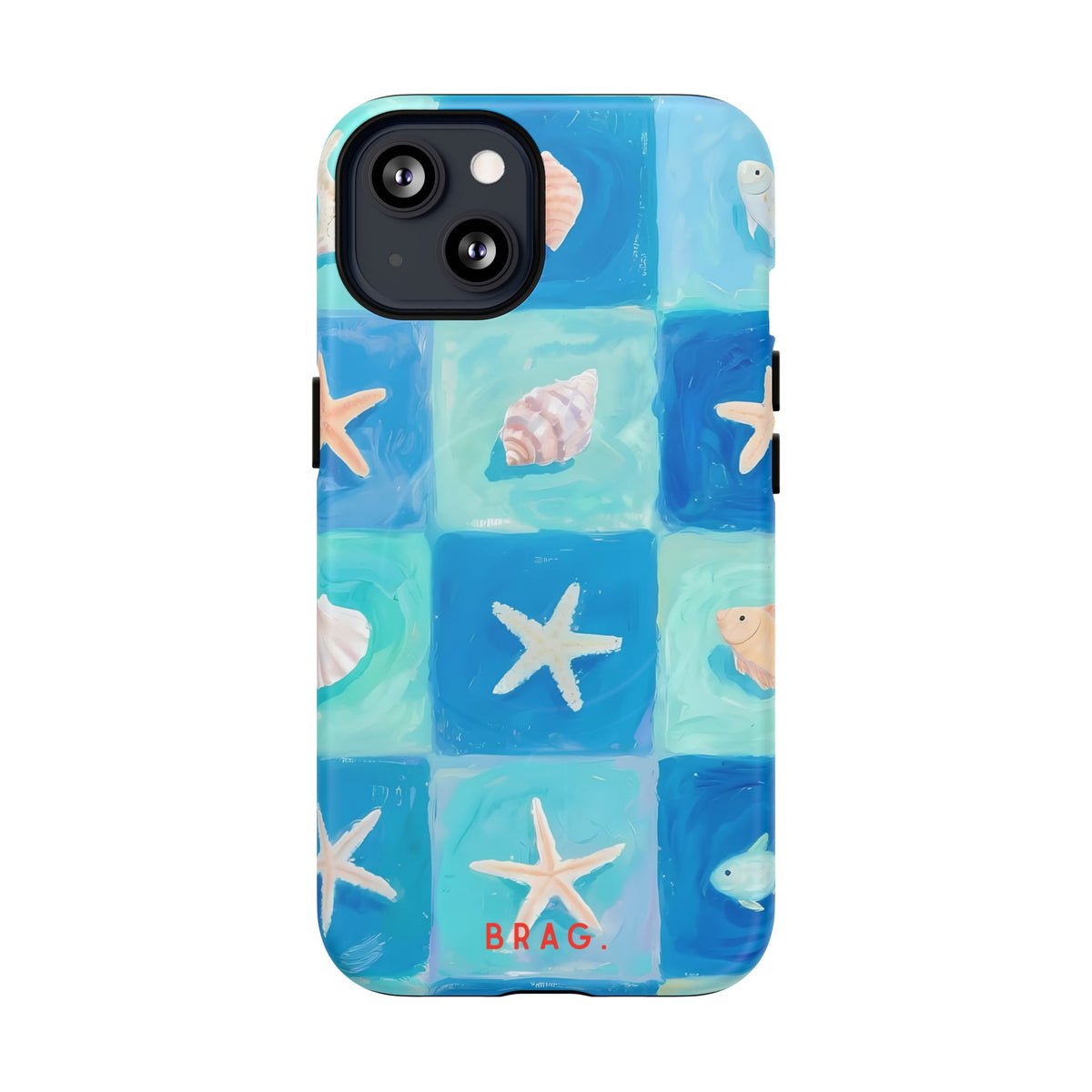 Saltwater Tiles MagSafe Tough Phone Case — Magnetic Protective Cover