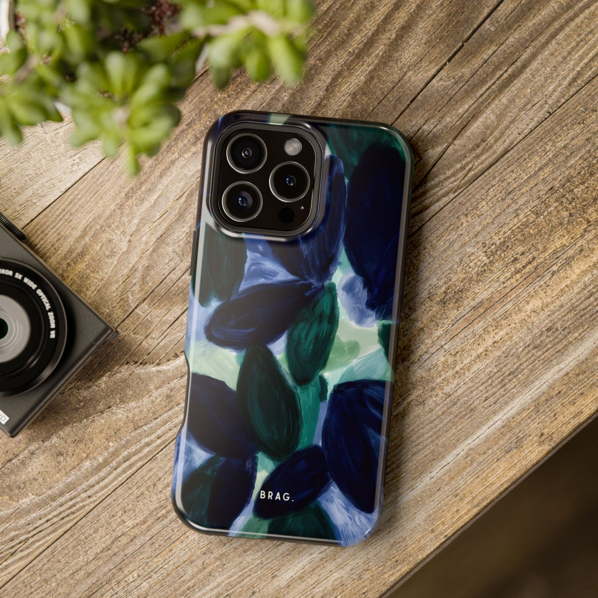 Indigo Garden Magnetic Impact-Resistant Phone Case