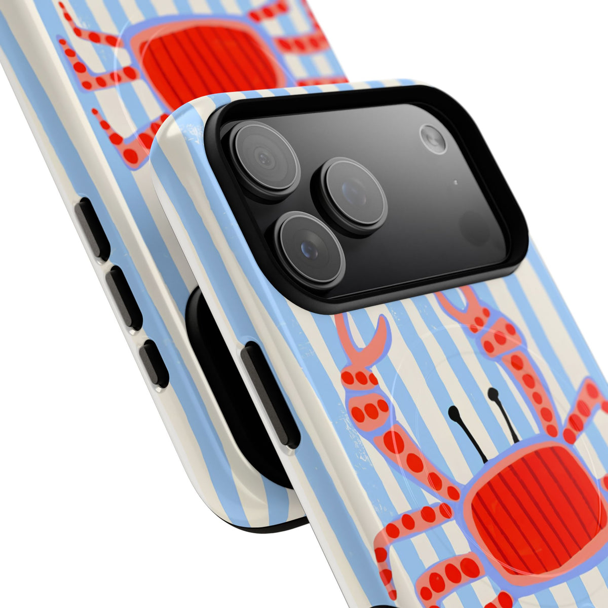 Azure Crab MagSafe Tough Phone Case — Magnetic Protective Cover