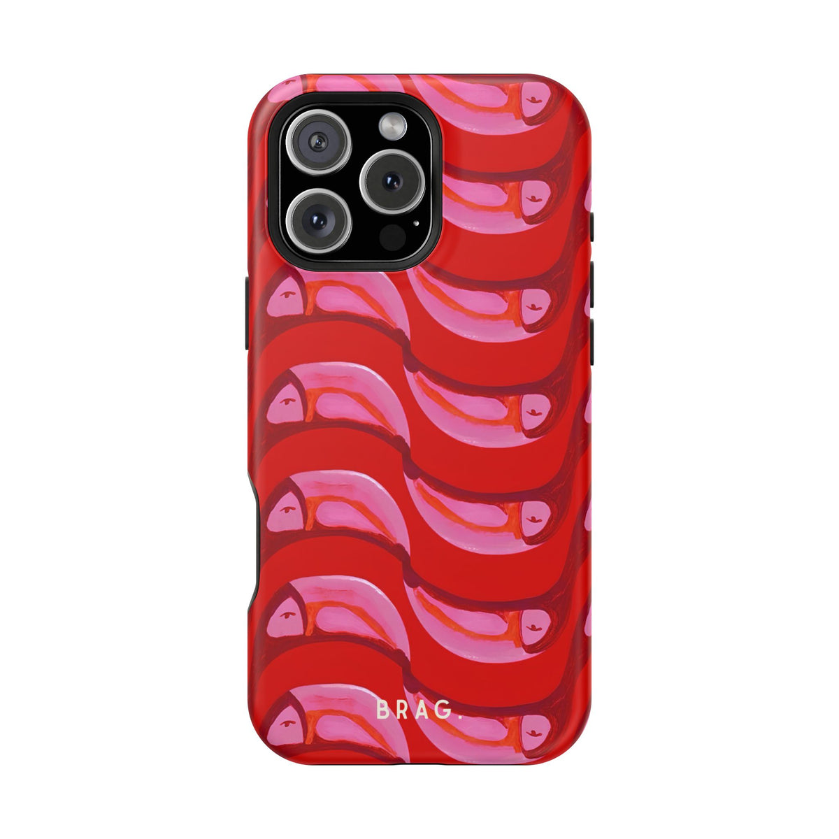 Pink Current Magnetic Impact-Resistant Phone Case