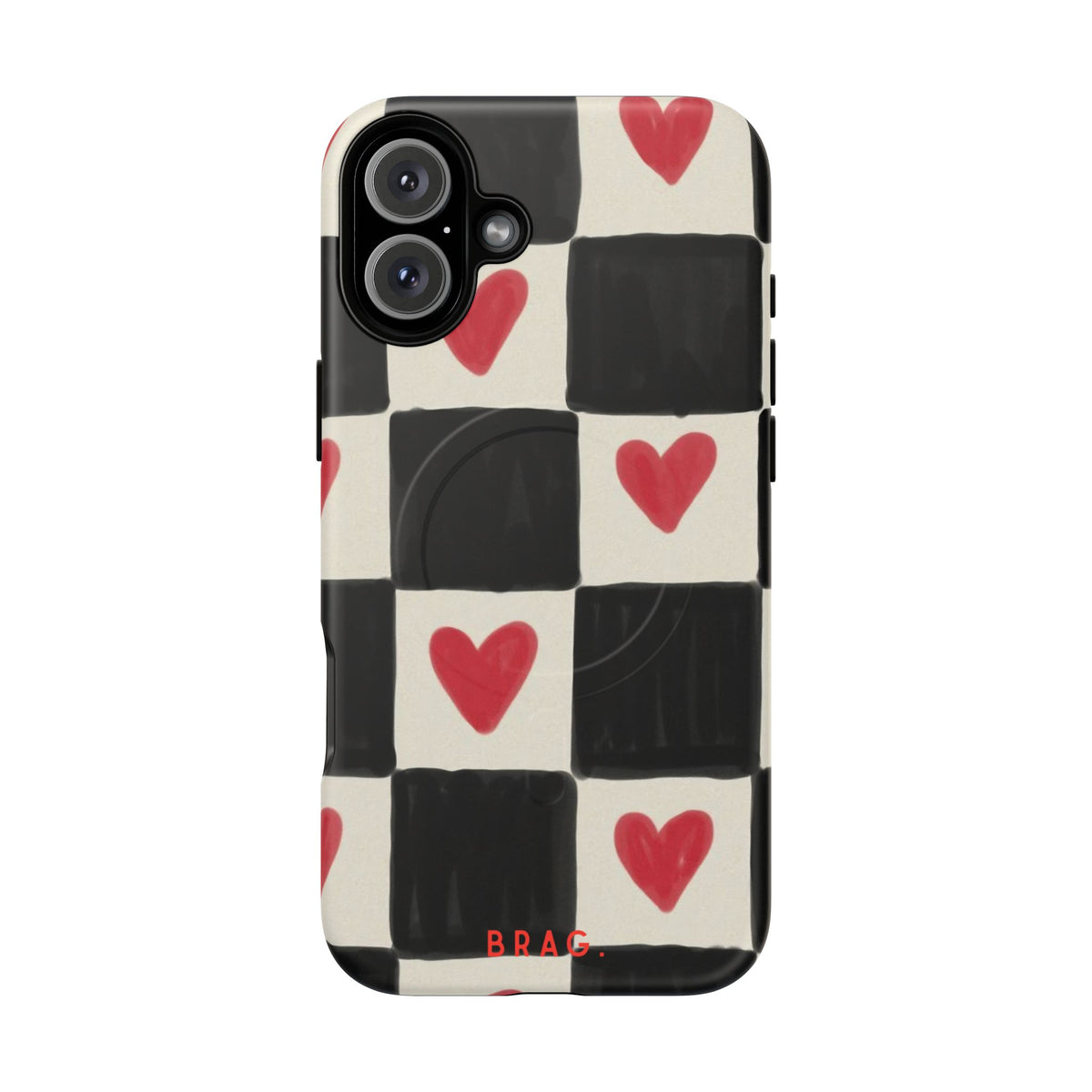 Heart Check MagSafe Tough Phone Case — Magnetic Protective Cover