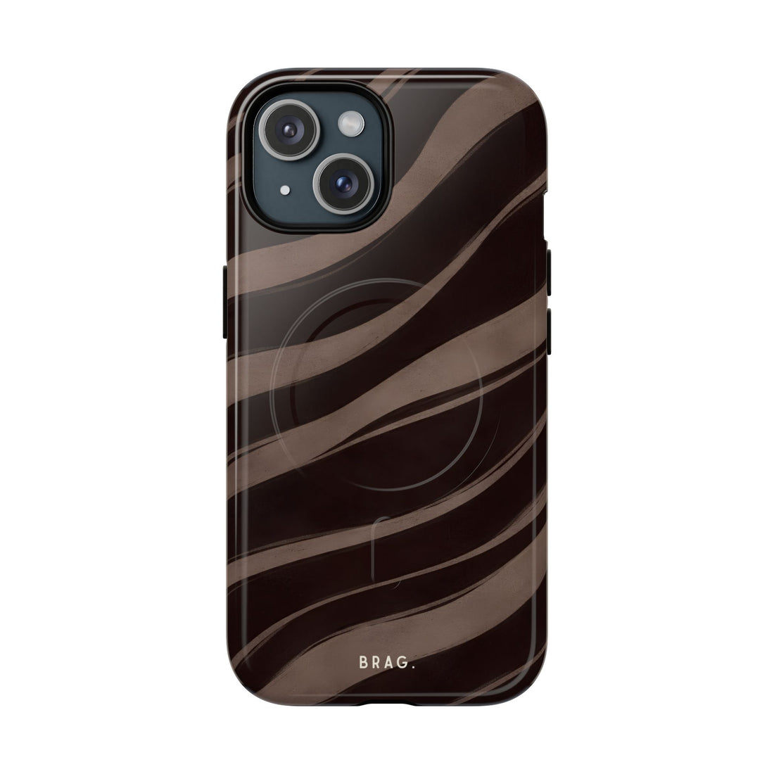 Zebra Wave MagSafe Tough Phone Case — Magnetic Protective Cover