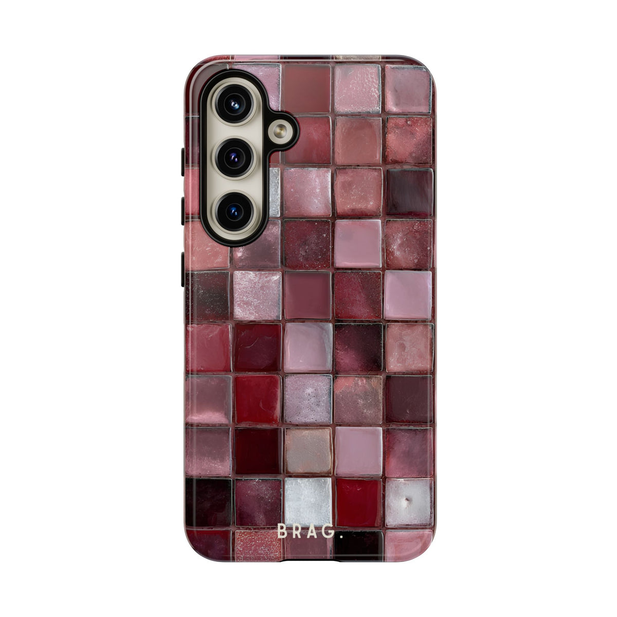 Cherry Tile Tough Phone Case – Shockproof Protective iPhone Cover