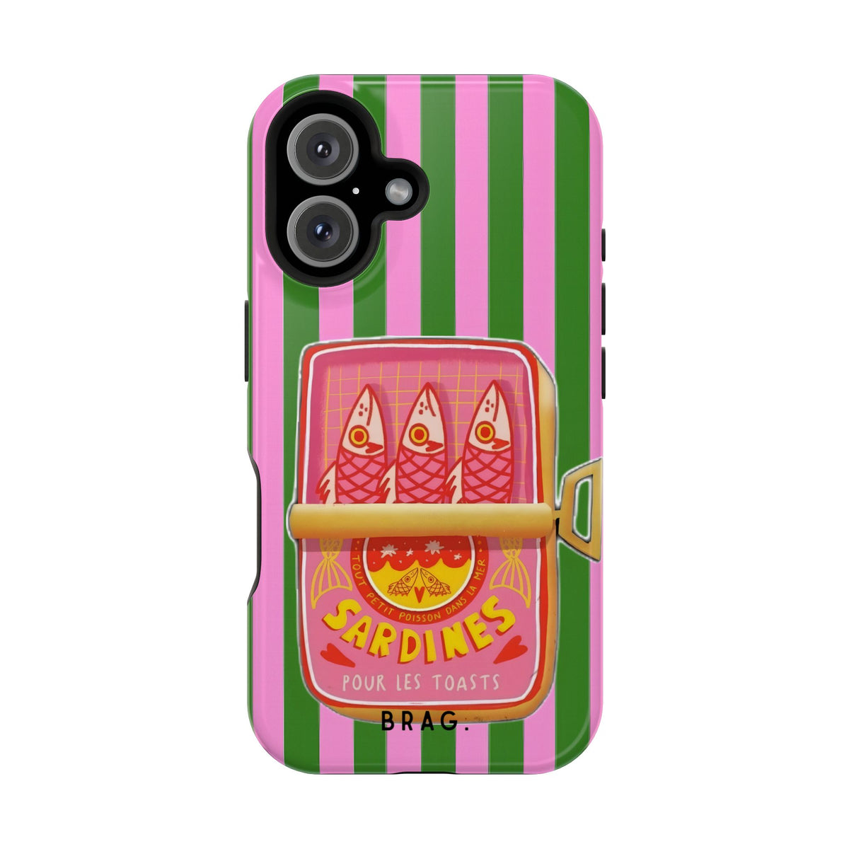 Tinned Pink Magnetic Impact-Resistant Phone Case