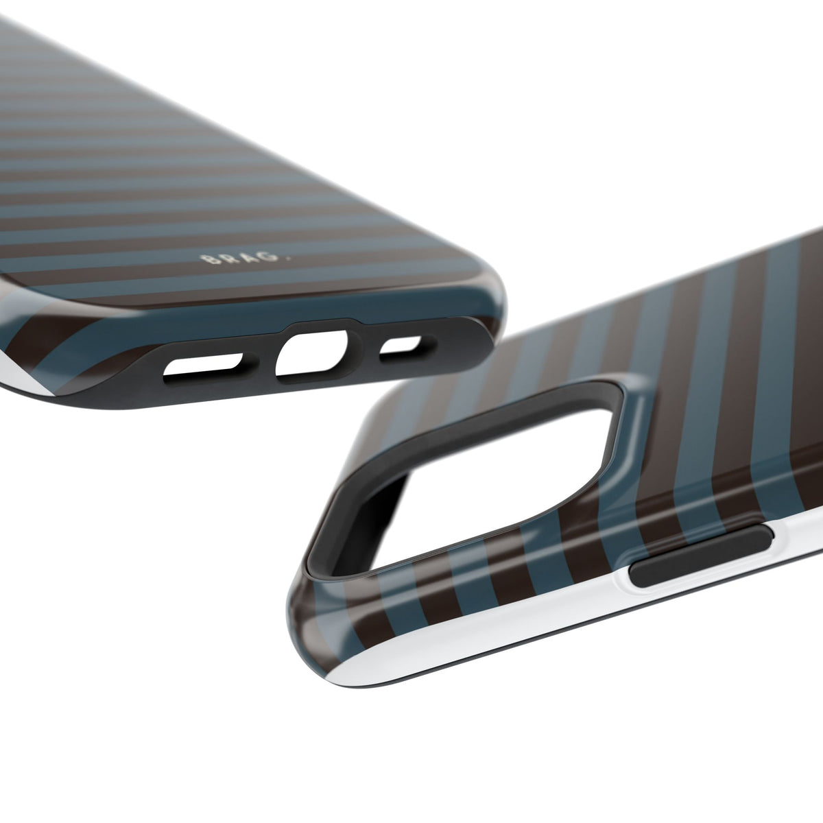 Seaside Stripe Magnetic Impact-Resistant Phone Case