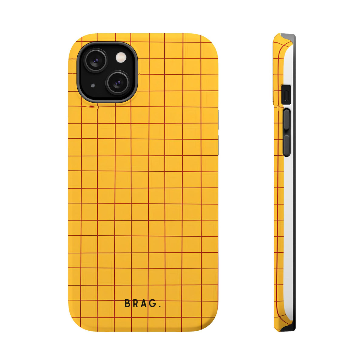 Cheese Grid Magnetic Impact-Resistant Phone Case