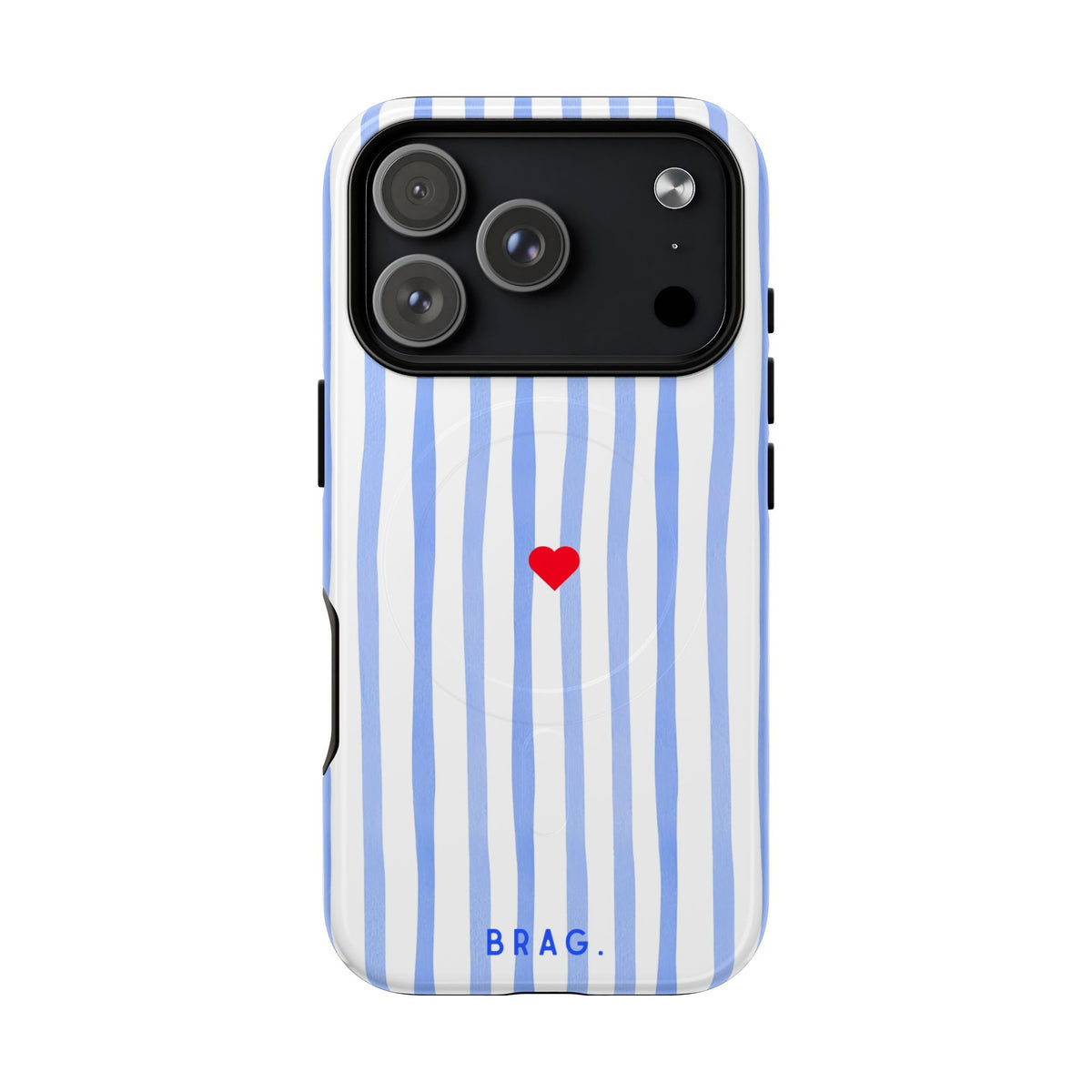 Blue Heart MagSafe Tough Phone Case — Magnetic Protective Cover