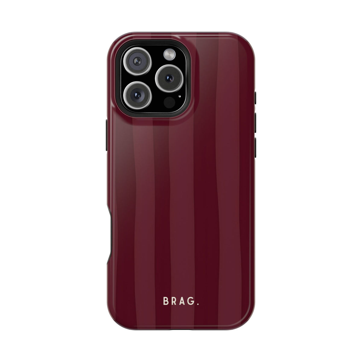 Dark Cherry Magnetic Impact-Resistant Phone Case